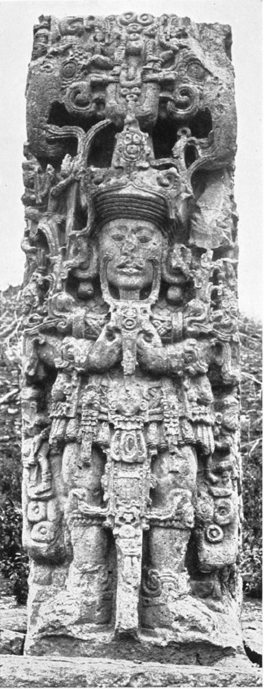 Stelae B in Copán depicting 18 Rabbit