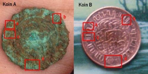 The ancient coin found at Gunung Padang
