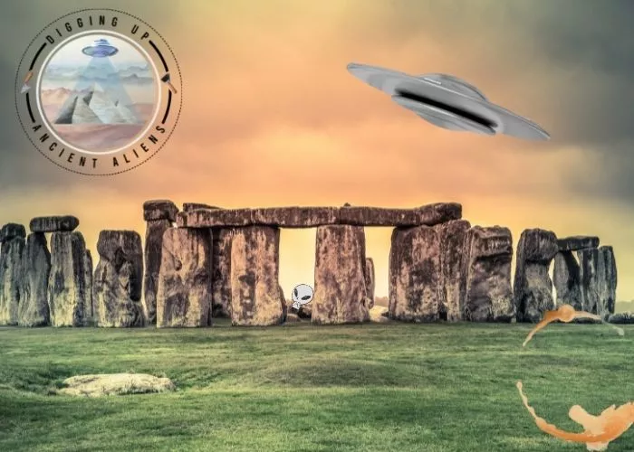Stonehenge and a UFO